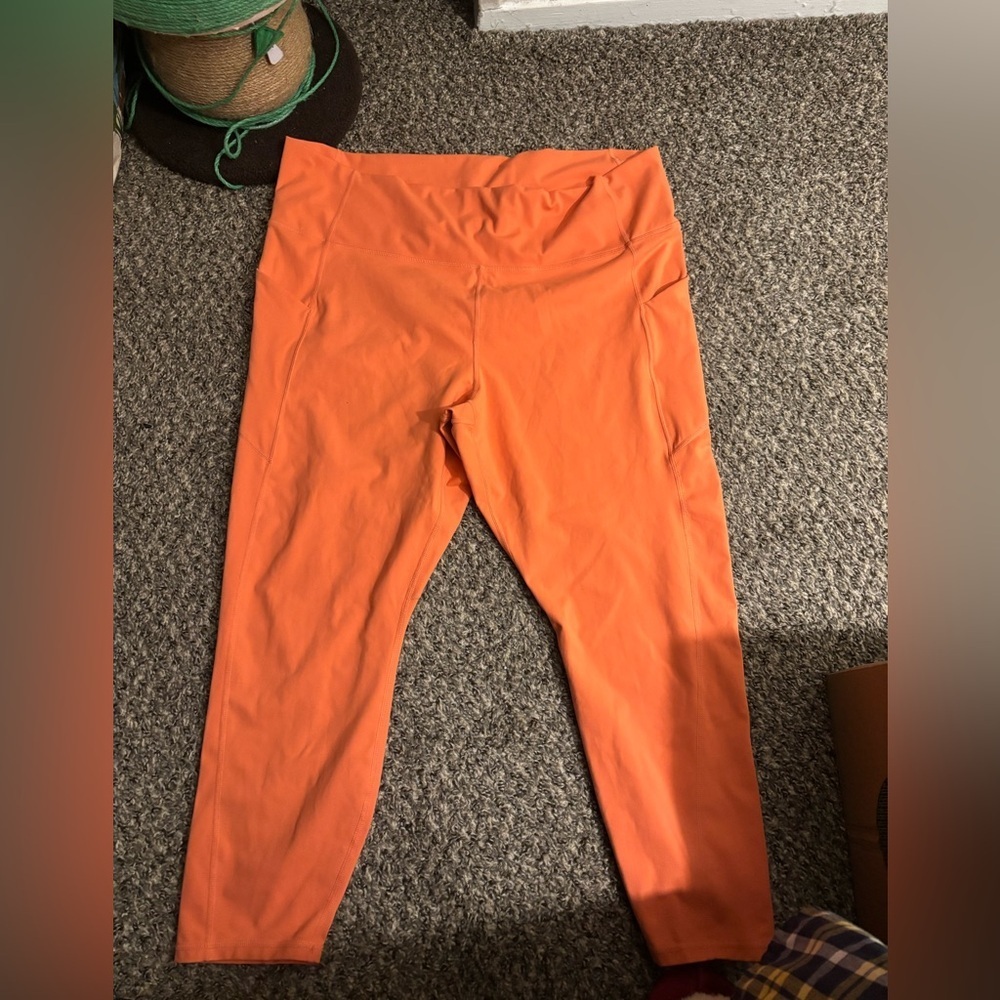 Pure Luxe by Fabletics Orange 4X Leggings
